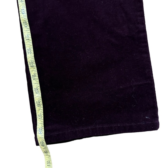 Chaps Denim Plum Women's Slimming Fit Short Length Corduroy Pants Size 20W NWT - Picture 8 of 11